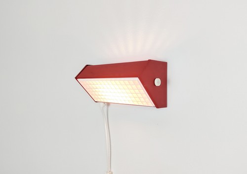 Vintage brutalist red - , wall