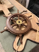Wooden Ships Steering Wheel