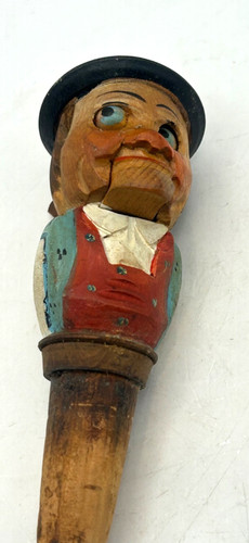 Vintage hand carved - carved, wooden