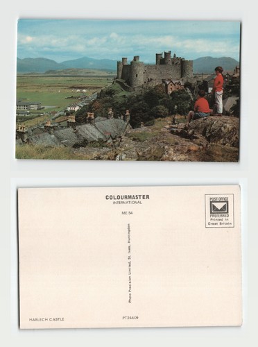 Postcard harlech castle - -,