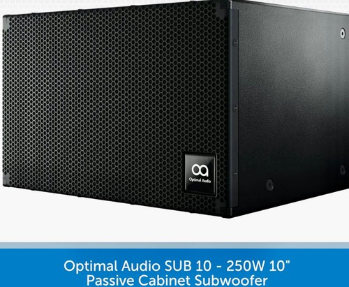 Optimal audio sub 250w - audio, 10