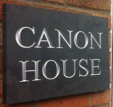 Large slate house sign - sign, 20mm