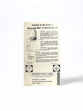 Replacement Instructions For