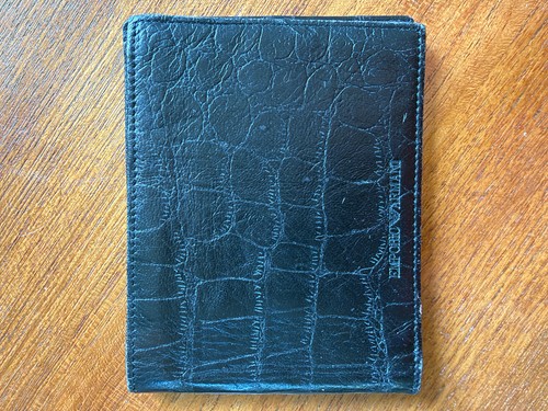Emporio armani black embossed - armani,