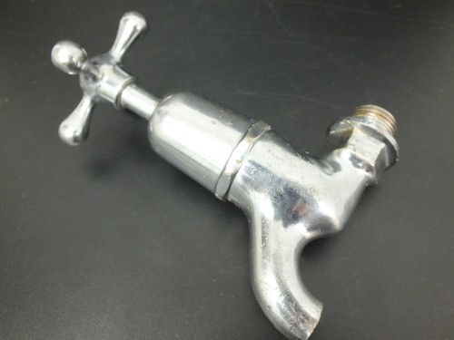 Vintage 1950s chromed brass - chromed,