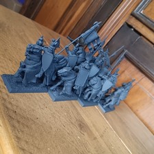 x11 Bretonnian Knights of The Realm Primed Warhammer The Old World