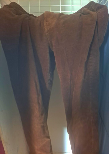 Man brown corduroy cotton - brown,