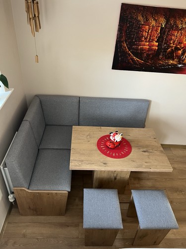 Kitchen corner bench nook - kitchen,