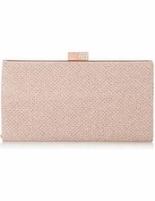 ROLAND CARTIER BAYLISS EMBELLISHED CLASP CLUTCH BAG GOLD