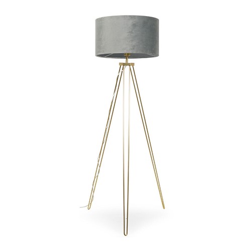 Gold tripod standard - gold, floor