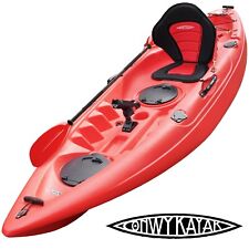 REFURB Conwy Kayak Menai Sit On Top Kayak Fishing Sea River Single Seat & Paddle