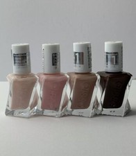 Essie Gel Couture Nail Polish, Nudes Bundle ~ 4 shades ~ No UV Lamp Required
