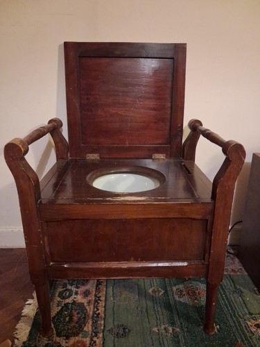 Commode antique oak victorian - commode,,