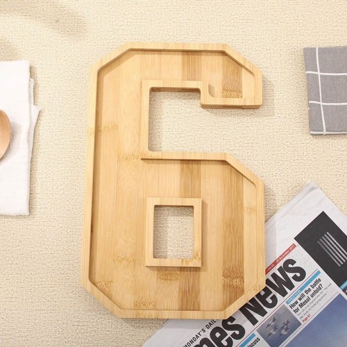 Wooden letter number food - wooden,
