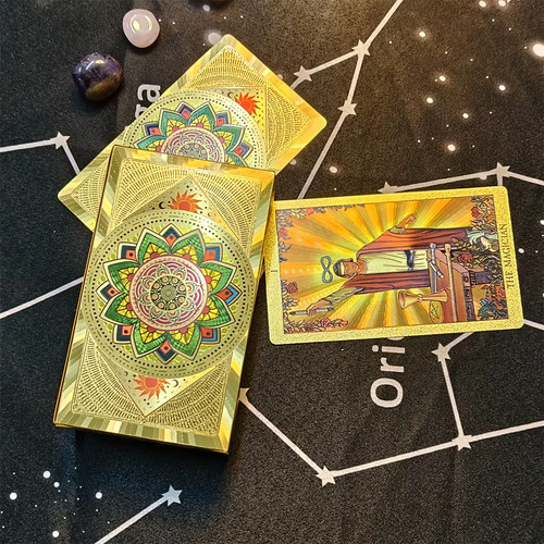 Gold foil tarot - tarot, luxe