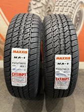 2 x 235/75 R15 Maxxis MA-1