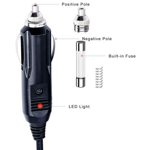 12v lead power adapter - 12v,