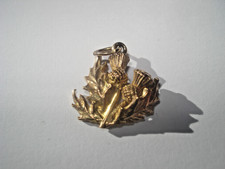 VINTAGE FULLY HALLMARKED 9ct GOLD CHARM - SCOTTISH THISTLE