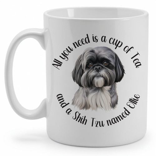 Personalised mug shih tzu - shih,