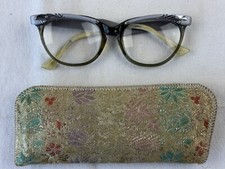 vtg Cat Eye Glasses Aluminum