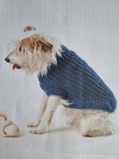 ARAN DOG COAT KNITTING PATTERN