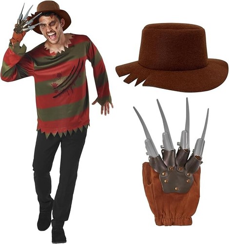 Men freddy krueger costume - freddy,