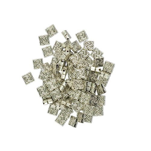 100 pieces tibetan - 100, 7mm