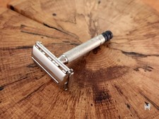 Gillette Black Tip Super Speed X2 1952 VTG DE Safety Razor