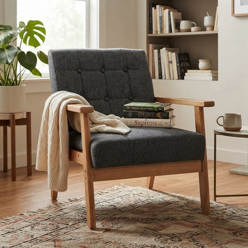 Contemporary linen upholstered - linen,