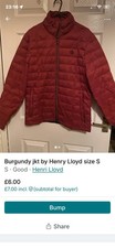 Burgundy Jacket By Henri Lloyd