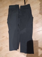 2 PAIRS OF MEN'S BLACK SUIT