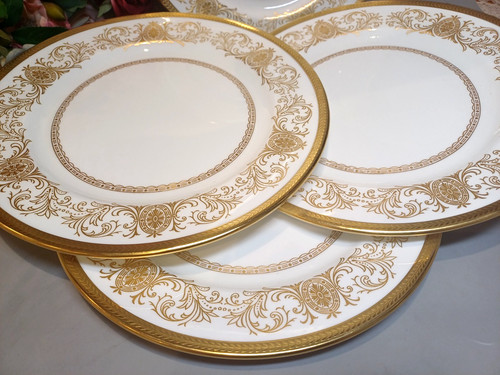 Aynsley imperial gold lunch - gold",