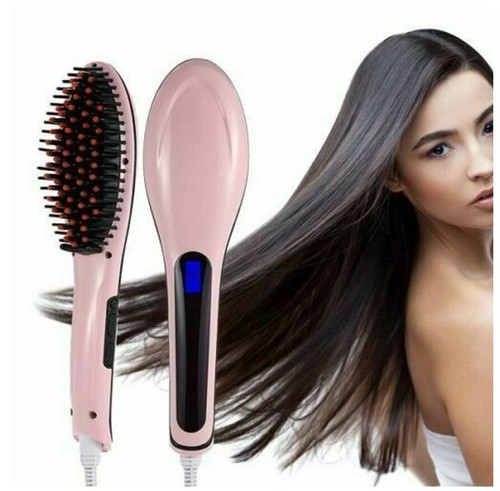Hair straightening brush - straightening,