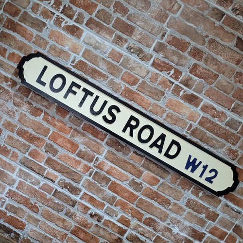 Loftus road sign wooden - loftus,
