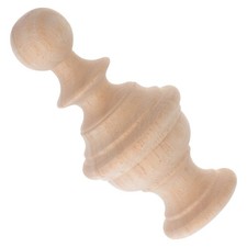 Hand Carved Wooden Post