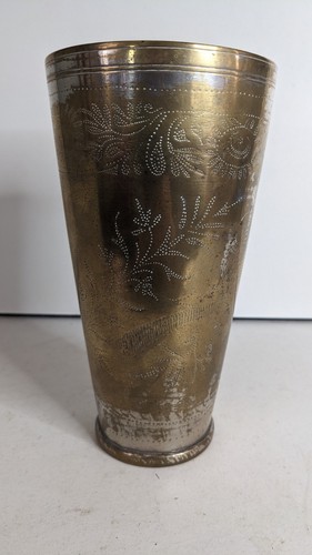 Vintage indian hand engraved - indian,