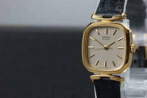 Seiko gold tank ivory dial - seiko,