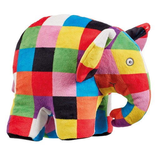 Elmer soft toy 20cm - elmer,