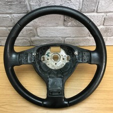 Genuine VW black leather MFSW