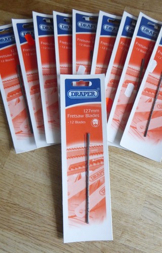 Draper 127mm fretsaw - 127mm, blades