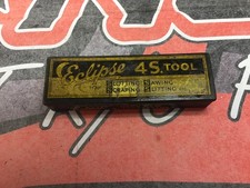 Vintage Eclipse 4S Tool Hacksaw In Original Tin with 10 Attachments