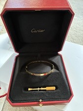 Cartier Love Bracelet, Small Model, 18ct Yellow Gold, Size 17,