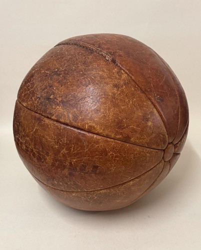 Antique medicine ball - antique,