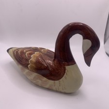 Vintage Decoy Duck Carved Wood