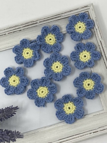 Blue yellow handmade - blue,