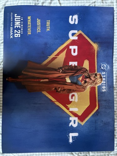 Supergirl double sided quad - uk,