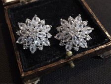 Vintage Style White Crystal