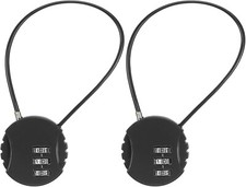 2x COMBINATION PADLOCK WIRE