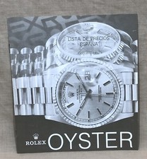 ROLEX 1992 Price List Spanish