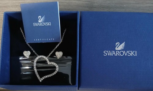 Swarovski open heart necklace - swarovski,